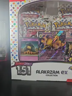Pokemon TCG: Scarlet & Violet-151 Alakazam ex Collection Booster Box 820650855269 - Image 2