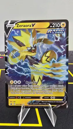 Zeraora V 53/198 Ultra Rare: Chilling Reign Pokemon TCG Near Mint - Image 1