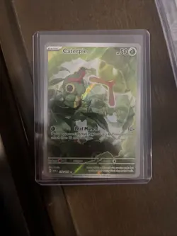 Pokemon TCG: Scarlet & Violet 151 • Caterpie 172/165 Illustration Rare • NM - Image 1