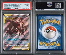 Pokemon Umbreon & Darkrai GX Tag Team Sun and Moon Black Star Promo SM241 Psa9 - Image 1