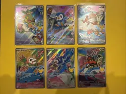 Pokemon First Partner Illustration 30th Collection Promo Set of 6 040-045 NM - Image 1