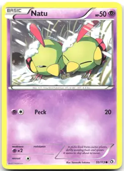 Natu 55/113 Common Legendary Treasures Pokemon Lightly Played - Image 1