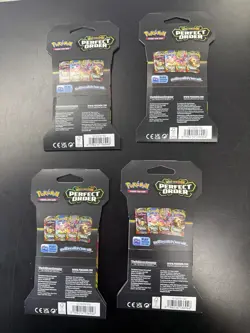 Pokemon TCG Perfect Order Art Set of 4 Sleeved booster packs ART SET BRAND NEW! - Image 4