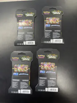 Pokemon TCG Perfect Order Art Set of 4 Sleeved booster packs ART SET BRAND NEW! - Image 5