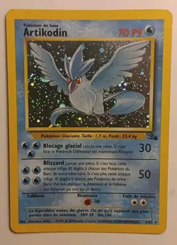 Articuno 2/62 Italian Fossil Holo Rare Vintage Pokemon TCG - Image 1