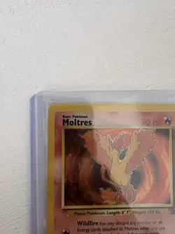 Pokemon TCG English NM/LP Moltres 12/62 Fossil Holo Rare Vintage WOTC - Image 3
