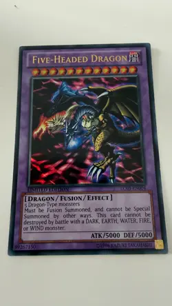 Yu-Gi-Oh! Five-Headed Dragon LC03-EN004 Ultra Rare Mint Limited Edition - Image 1