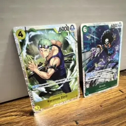 Bandai One Piece Card Game OP15 Character Card Lot 2x Roronoa Zoro Brook - Image 4