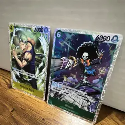 Bandai One Piece Card Game OP15 Character Card Lot 2x Roronoa Zoro Brook - Image 5