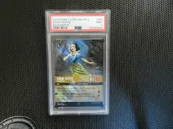 2023 DISNEY LORCANA EN 2-RISE OF THE FLOODBORN SNOW WHITE - WELL WISHER PSA 9 - Image 1