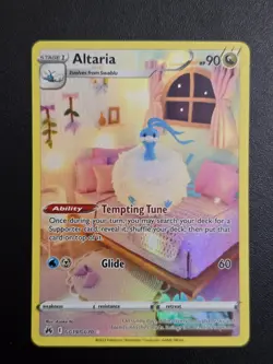 Pokemon TCG Altaria GG19/GG70 Crown Zenith Galarian Gallery Full Art English - Image 1