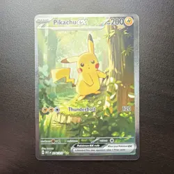 Pokemon Pikachu ex 276/217 EX Card SIR 2026 Ascended Heroes - Image 1