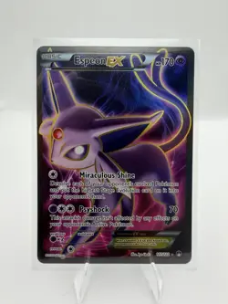 Espeon EX (Full Art) 117/122 XY - BREAKpoint Ultra Rare Pokemon Card NM - Image 1