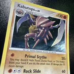 Kabutops Lv. 59 4/99 Platinum Arceus Holo Rare Pokemon Trading Card Game 2009 NM - Image 2