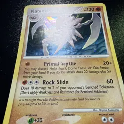 Kabutops Lv. 59 4/99 Platinum Arceus Holo Rare Pokemon Trading Card Game 2009 NM - Image 5