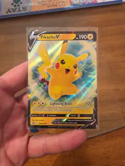 Pikachu V SWSH198 SWSH: Sword & Shield Promo Cards Holo - Image 1