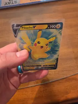 Pikachu V SWSH198 SWSH: Sword & Shield Promo Cards Holo - Image 3