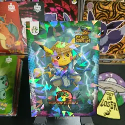 x2 Pikachu Cosplay! Series 1 Mortal Kombat Bundle Pokemon Card Peru - Image 4
