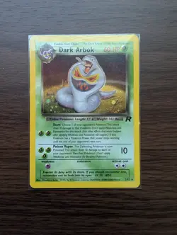 Pokemon Dark Arbok Holo Rare TCG Card 2/82 NM/LP Vintage - Image 1