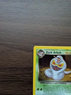 Pokemon Dark Arbok Holo Rare TCG Card 2/82 NM/LP Vintage - Image 2