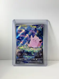 Clefairy 094/088 IR Full Art Pokemon Card – Near Mint/Mint – Pack Fresh – SV Set - Image 1