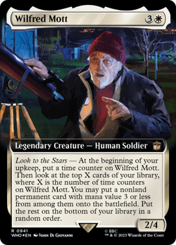 Wilfred Mott (Extended Art Surge 941) FOIL Doctor Who NM Rare CARD ABUGames - Image 1
