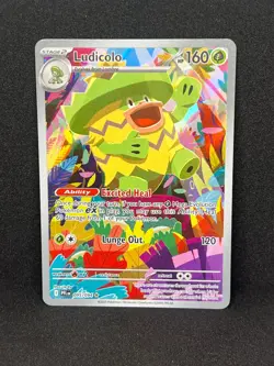 Ludicolo 95/94 Phantasmal Flames Illustration Rare Holo Pokemon TCG Card NM - Image 1