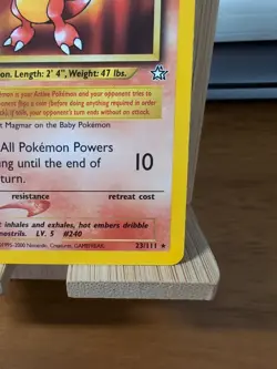 Magby 23/111 - Neo Genesis - Rare Non Holo - 2000 Pokemon LP - Image 4