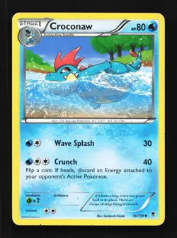 Croconaw 16/119 HP Phantom Forces English Pokemon Card TCG - Image 1