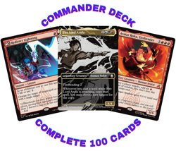 Fire Lord Azula/ATLA/Immersion Commander/EDH Deck 100 Cards MTG - Image 1