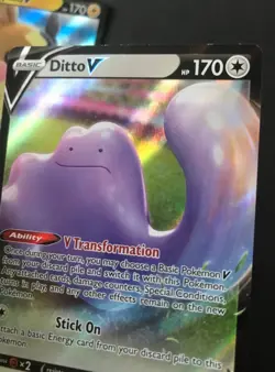 17 X Shining Fates Pokemon Cards Bundle 4 V Ditto Cinderace Indeedee Morpeko - Image 4
