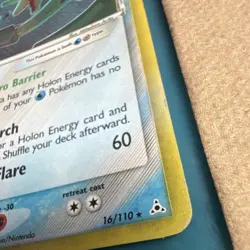 Rayquaza 16/110 EX Holon Phantoms Delta Species Holo Rare Pokemon Card 2006 - Image 2