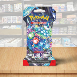 Pokemon Scarlet & Violet Stellar Crown Sealed Booster Sleeved Pack - Cover D - Image 1