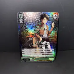 2017 Weiss Schwarz Attack on Titan Vol. 2 - "Silent Fury" Levi SP NM - Image 1