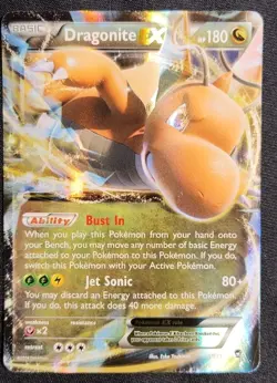 Dragonite EX 74/111 Ultra Rare - 2014 XY Furious Fists - Pokemon TCG Card - Image 1