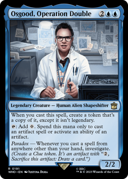Osgood, Operation Double (191) FOIL Doctor Who PLD Creature Rare CARD ABUGames - Image 1