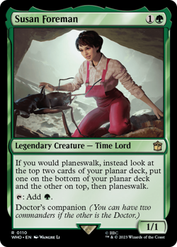 Susan Foreman (110) FOIL Doctor Who NM Creature Rare MAGIC MTG CARD ABUGames - Image 1