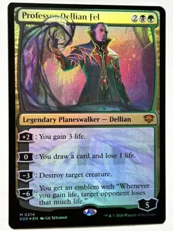 Professor Dellian Fel M 214 Foil | Secrets of Strixhaven | Magic MTG - Image 1