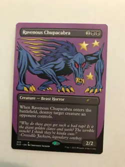 Ravenous Chupacabra : MtG (305) Secret Lair Drop Series NM; black beast horror - Image 3