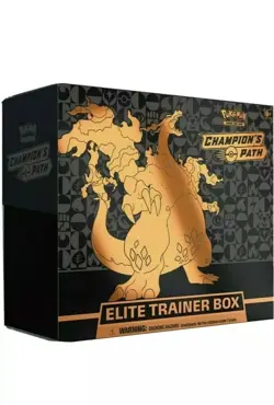 Pokemon TCG Champion’s Path Elite Trainer Box (ETB) Sealed Charizard Promo - Image 1