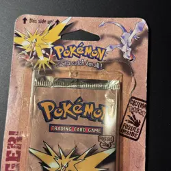Pokemon Fossil Booster blister Zapdos 1999 WOTC OPEN/EMPTY - Image 3