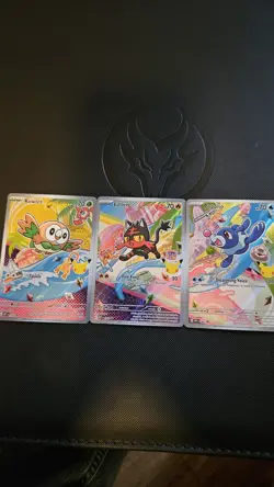 Pokemon 1st Partners Black Star Promos 043, 044, 045 Clean No Dings - Image 1