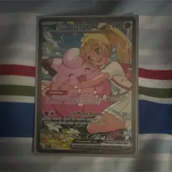 Pokemon Lillie's Clefairy ex Sv09 Journey Together 184/159 Full Art Holo EX SIR - Image 1