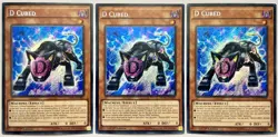 3 x DESO-EN007 D Cubed - Secret Rare 1st Edition Near Mint YuGiOh Cards - Image 1
