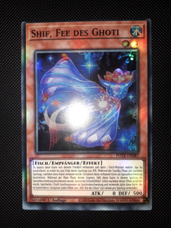 Yu-Gi-Oh! Shif, Fee des Ghoti, POTE-DE087, SR, 1. Auflage, Deutsch, Misprint, EX - Image 1