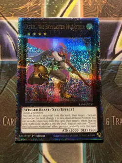 CASTEL, THE SKYBLASTER MUSKETEER * QUARTER CENTURY SECRET RARE RA04-EN230 YUGIOH - Image 1