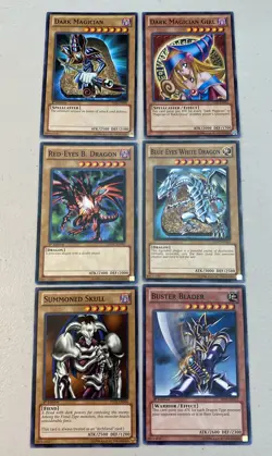 Yugioh Yugi/Joey/Kaiba MONSTERS - Dark Magician/Girl Blue/Red-Eyes Protagonist - Image 1