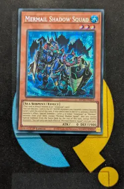 MP25-EN101 Mermail Shadow Squad Prismatic Secret Rare 1st Edition YuGiOh - Image 1