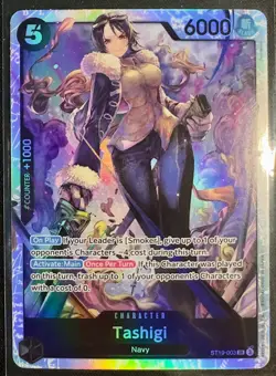One Piece Tashigi ST19-003 SR Foil Starter Deck ST19 English NM - Image 1