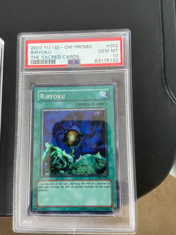 YuGiOh The Sacred Cards Promo Complete Graded Set PSA 9, 9, 10 - Image 3